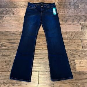 Kut From The Kloth Baby Bootcut Simmons Denim Jeans Size 8S Inseam 32" NWT